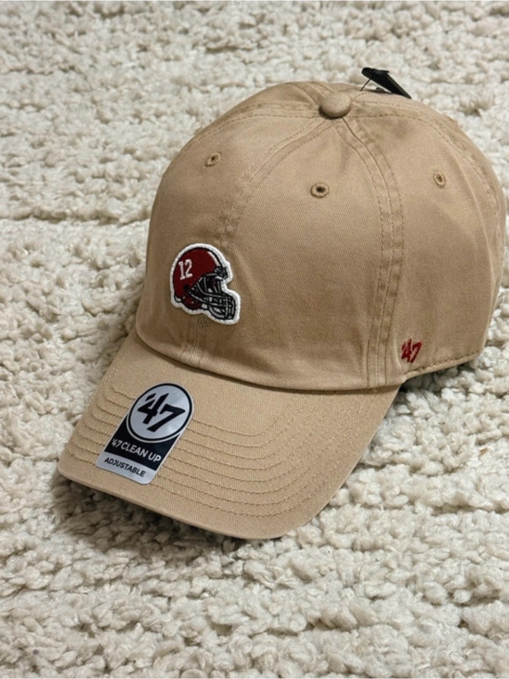 New 47 Brand Alabama Crimson Tide Vintage Micro Patch ’47 Clean Up